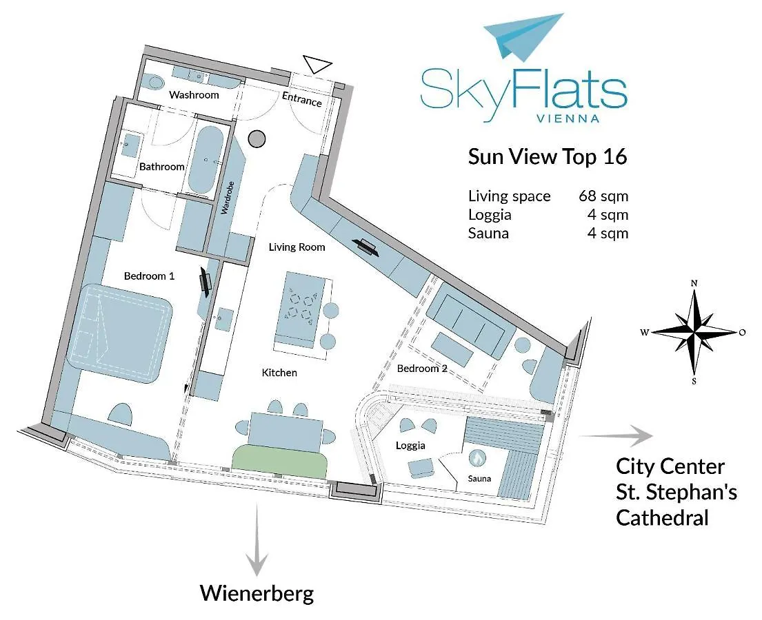Skyflats Vienna - Rooftop Apartments